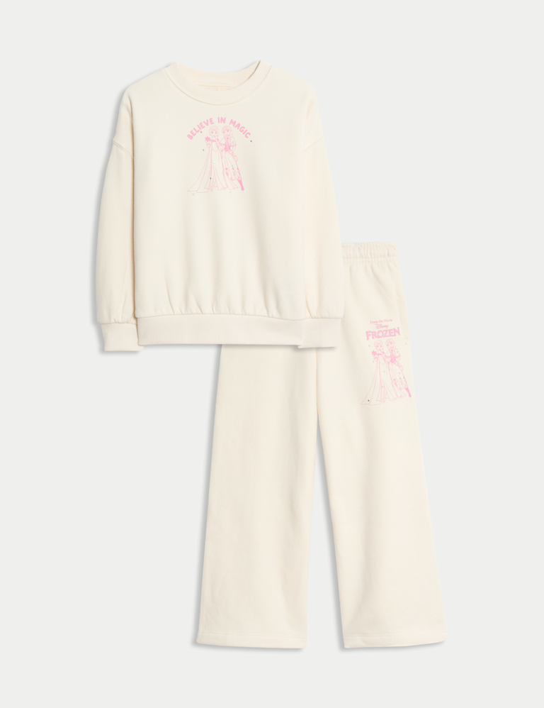 Cotton Rich Frozen™ Sweatshirt & Joggers Set (2-8 Yrs)