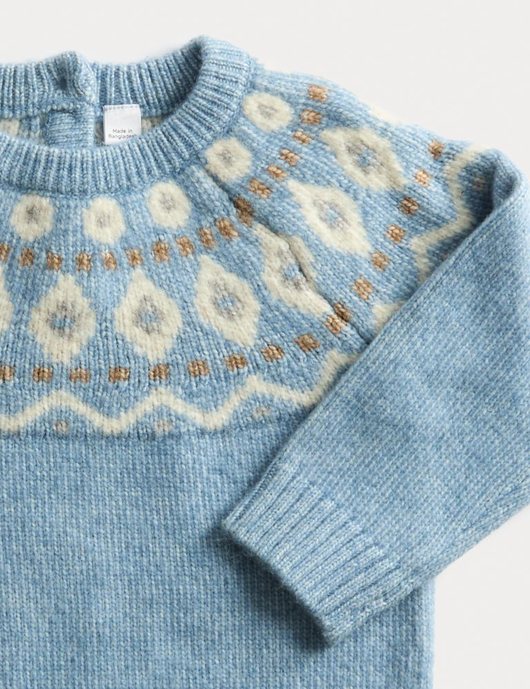 Fair Isle Knitted Jumper (0-3 Yrs)