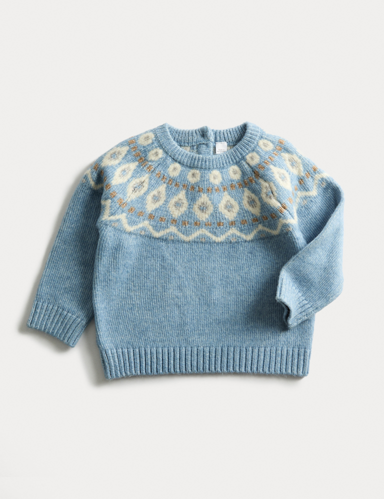 Fair Isle Knitted Jumper (0-3 Yrs)