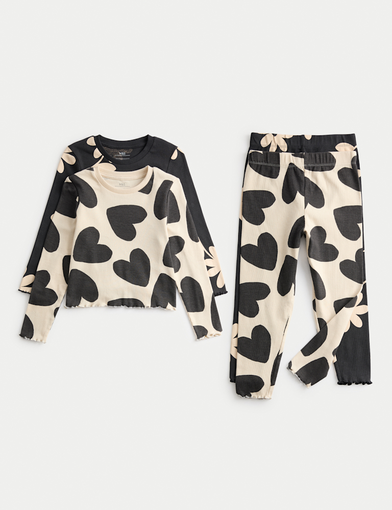 2 Pack Cotton with Stretch Printed Pyjama Sets (1-8 Yrs) 2 Pack Cotton with Stretch Printed Pyjama Sets (1-8 Yrs)