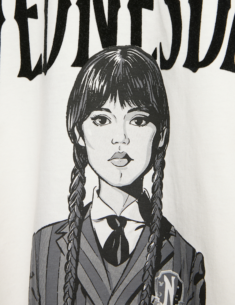 Kids’ Pure Cotton Wednesday™ Pyjama Set (6-16 Yrs)