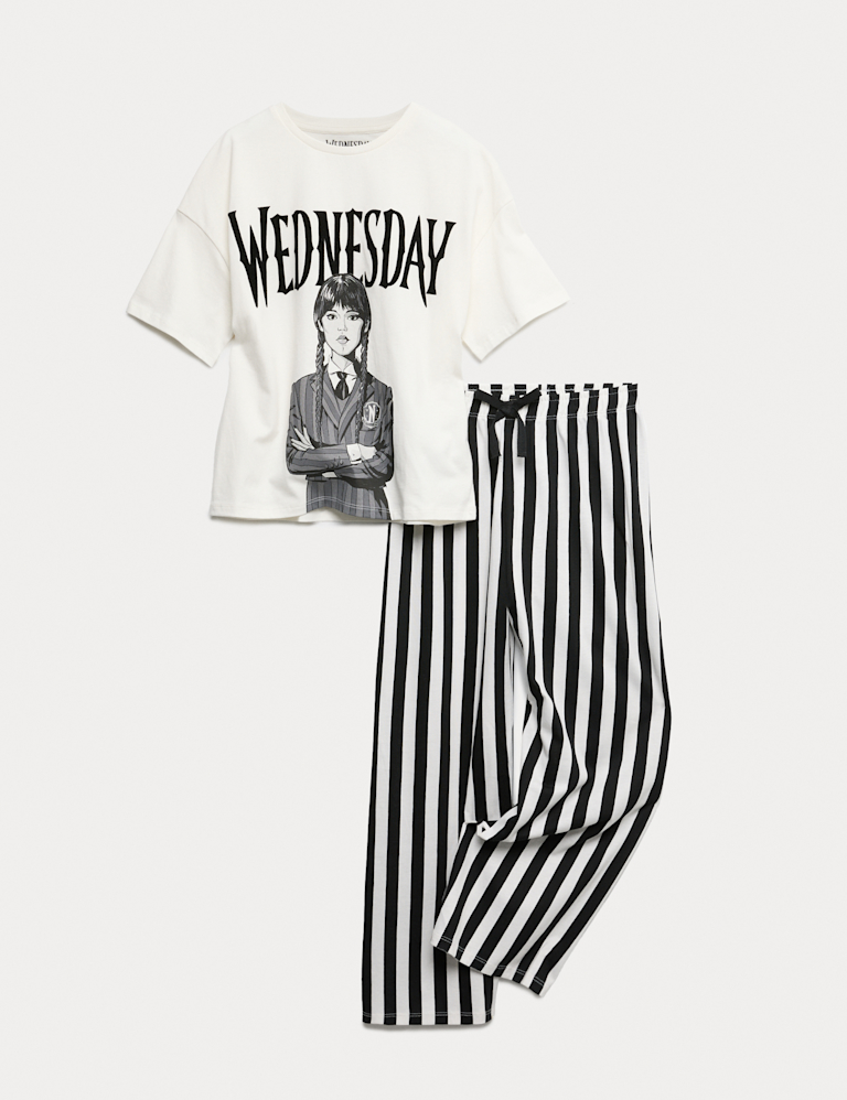 Kids’ Pure Cotton Wednesday™ Pyjama Set (6-16 Yrs) Kids’ Pure Cotton Wednesday™ Pyjama Set (6-16 Yrs)