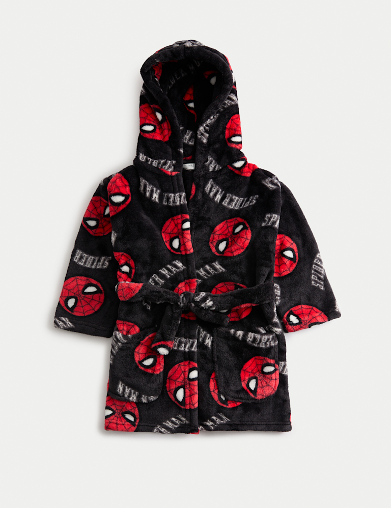 Fleece Spider-Man™ Dressing Gown (1-8 Yrs)