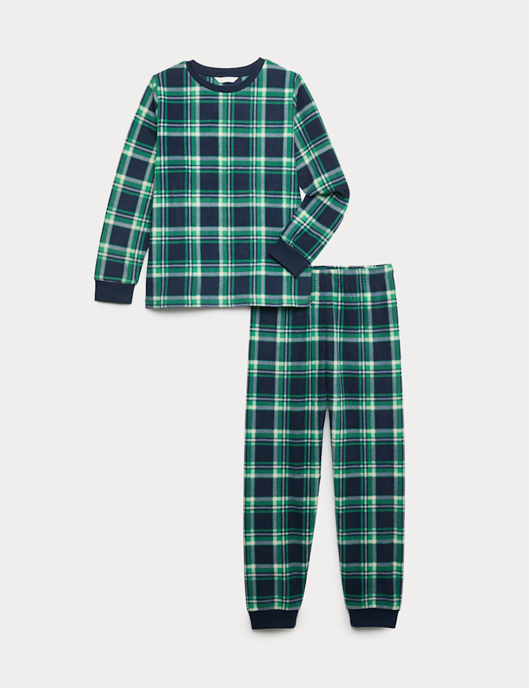 Checked Fleece Pyjamas (1-16 Yrs)