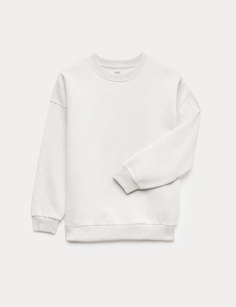 Cotton Rich Slogan Sweatshirt (6-16 Yrs)