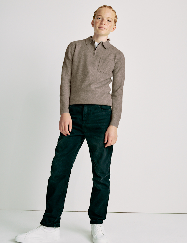 Zip Polo Shirt (2-16 Yrs)