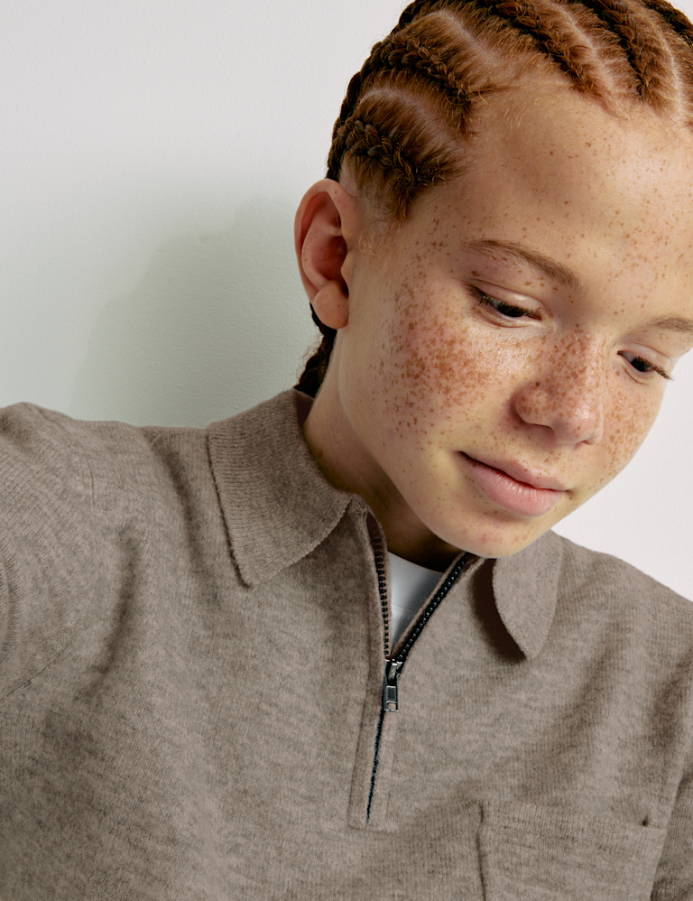 Zip Polo Shirt (2-16 Yrs)