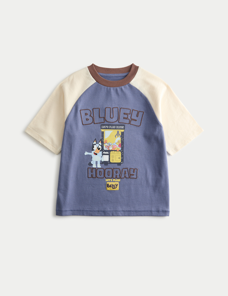 Pure Cotton Bluey™ T-Shirt (2-8 Yrs) Pure Cotton Bluey™ T-Shirt (2-8 Yrs)
