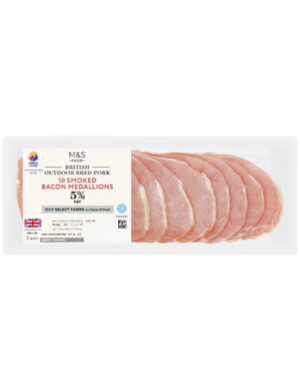 British Outdoor Bred Pork Smoked Bacon Medallions