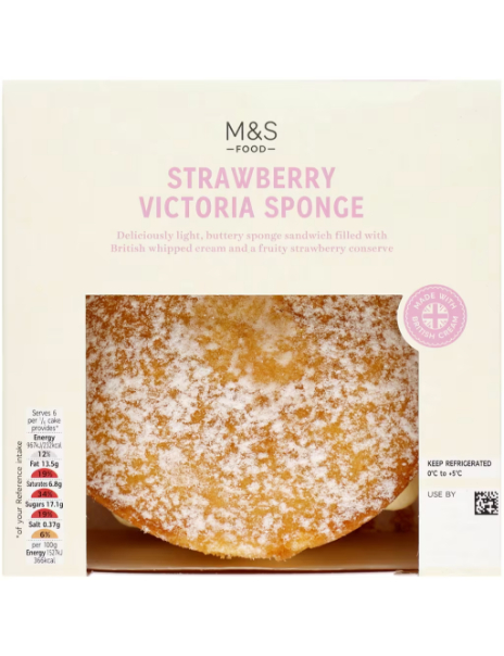 Strawberry Victoria Sponge