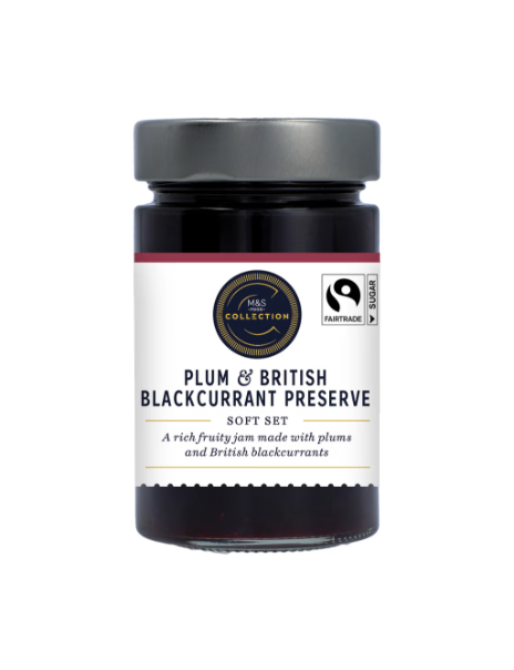 Collection Plum and British Blackcurrant Jam
