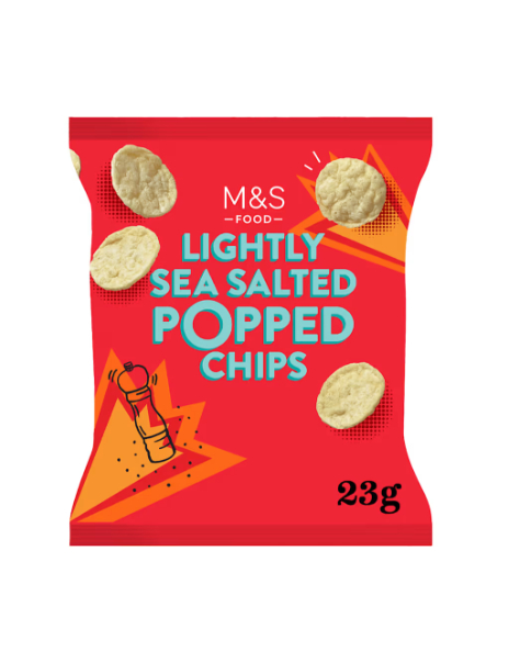 Lightly Sea Salted Popped Chips