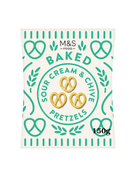 Baked Sour Cream and Chive Pretzels