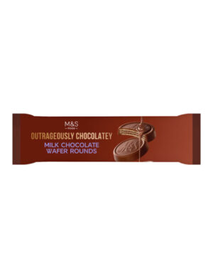 Outrageously Chocolatey Milk Chocolate Wafer Rounds