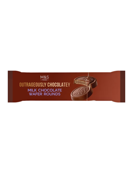 Outrageously Chocolatey Milk Chocolate Wafer Rounds