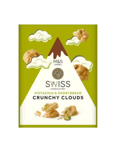 Pistachio and Shortbread Crunchy Clouds