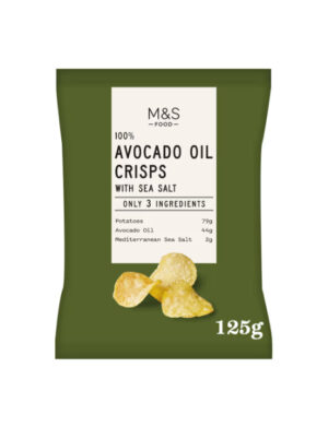 Only 3 Ingredients Avocado Oil Crisps with Mediterranean Sea Salt