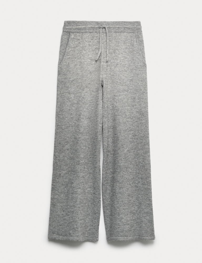 Wide Leg Knitted Trousers