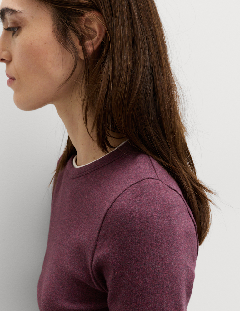 Cotton Rich Double Layer Top