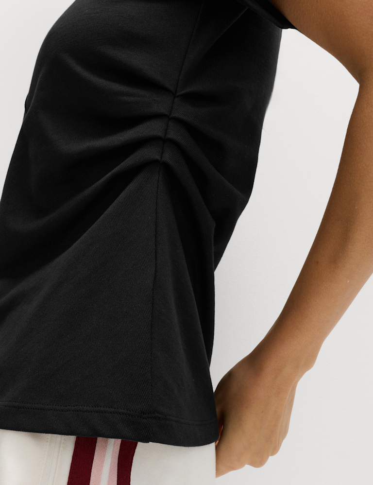 Pure Cotton Waisted T-Shirt