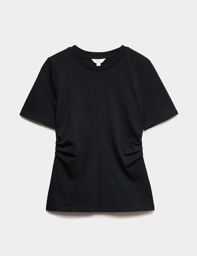 Pure Cotton Waisted T-Shirt