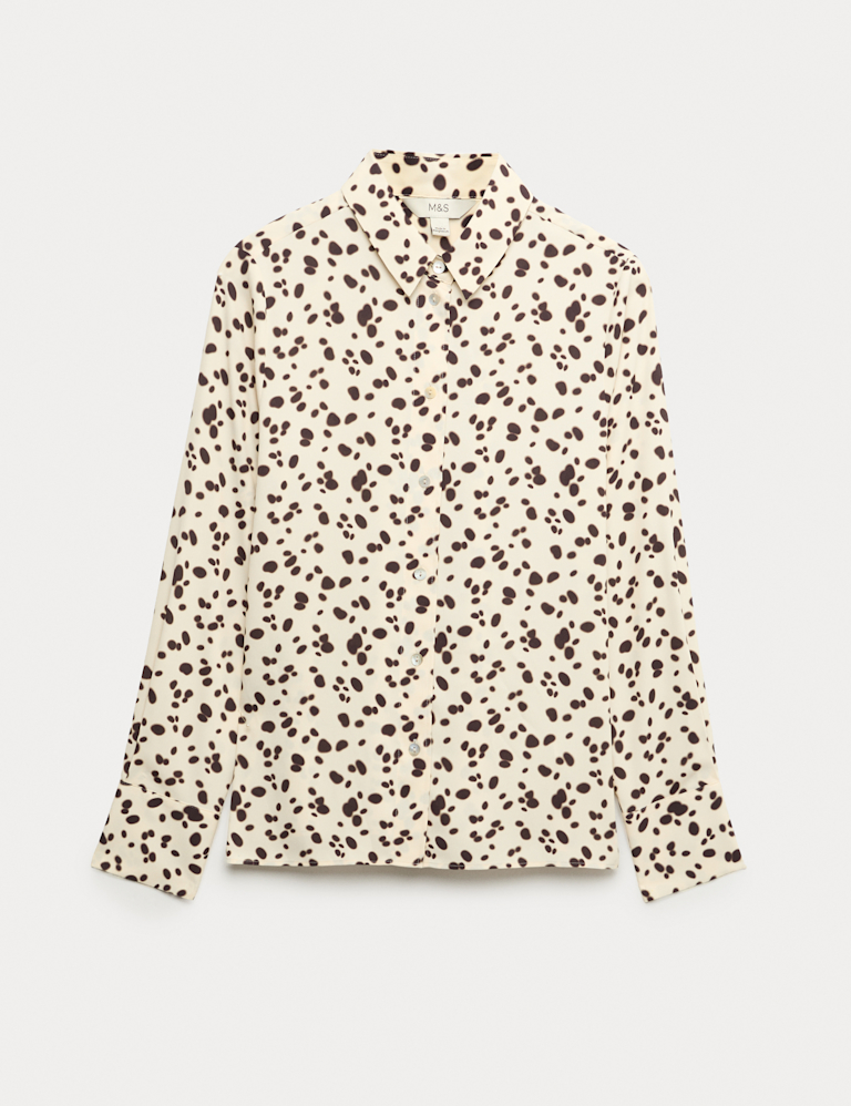 Printed Collared Shirt