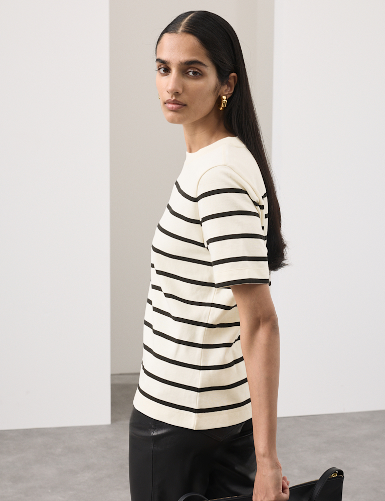 Cotton Rich Striped T-Shirt