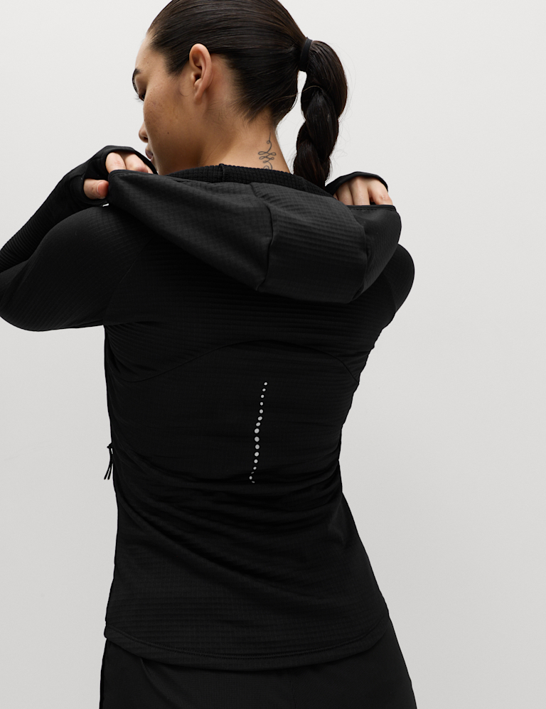 Ultra Heat™ Brushed Zip Up Fitted Running Hoodie