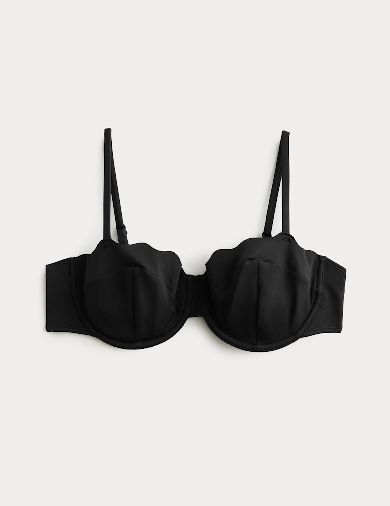 Wired Sculpt Scallop Bikini Top (A-E)