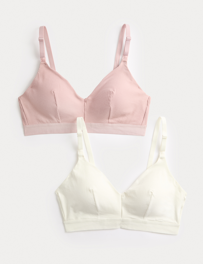 2pk Non Wired Nursing Bras A-D