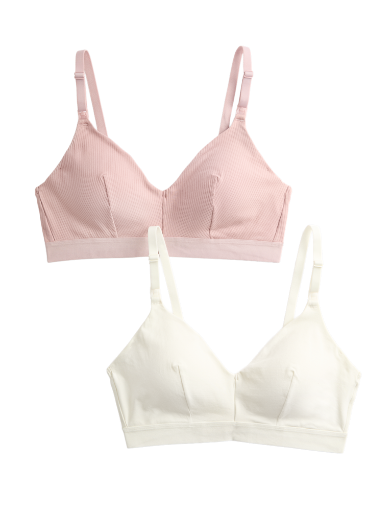 2pk Non Wired Nursing Bras A-D