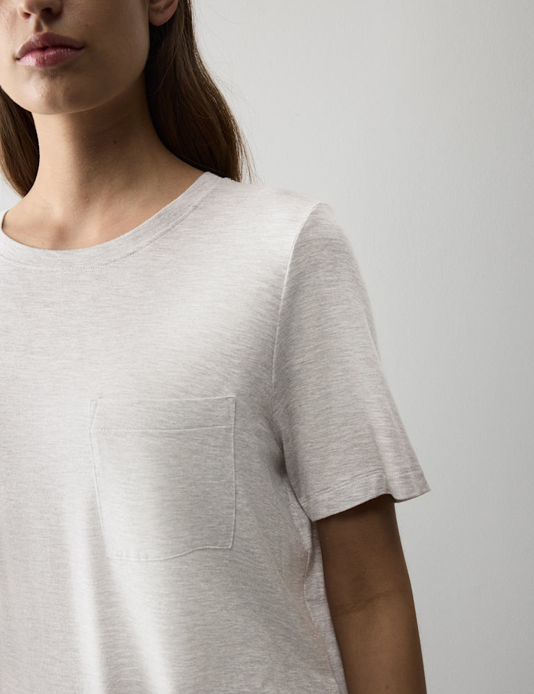 Pocket Detail Pyjama Top