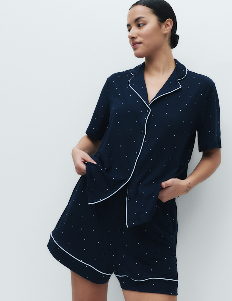 2 Pack Revere Collar Shortie Sets