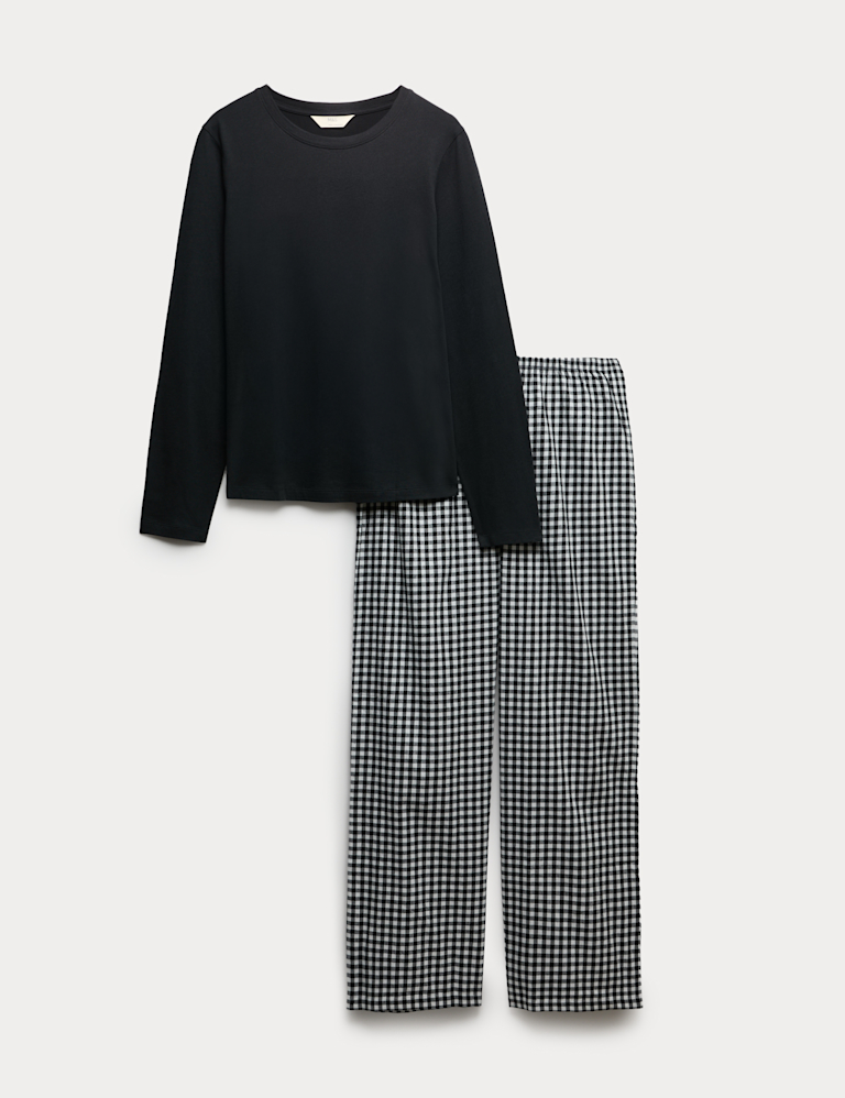 Pure Cotton Printed Long Sleeve Pyjama Set