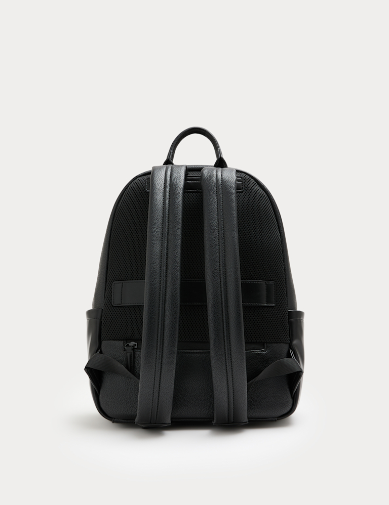 Mock Leather Backpack