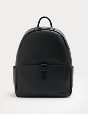 Mock Leather Backpack