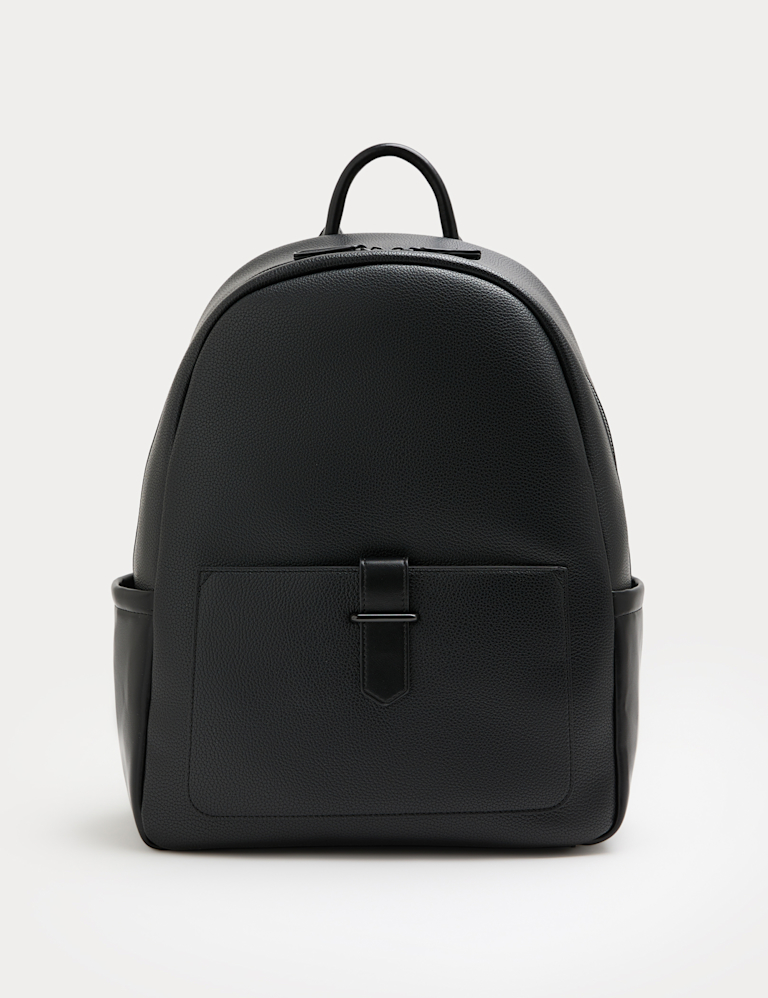 Mock Leather Backpack