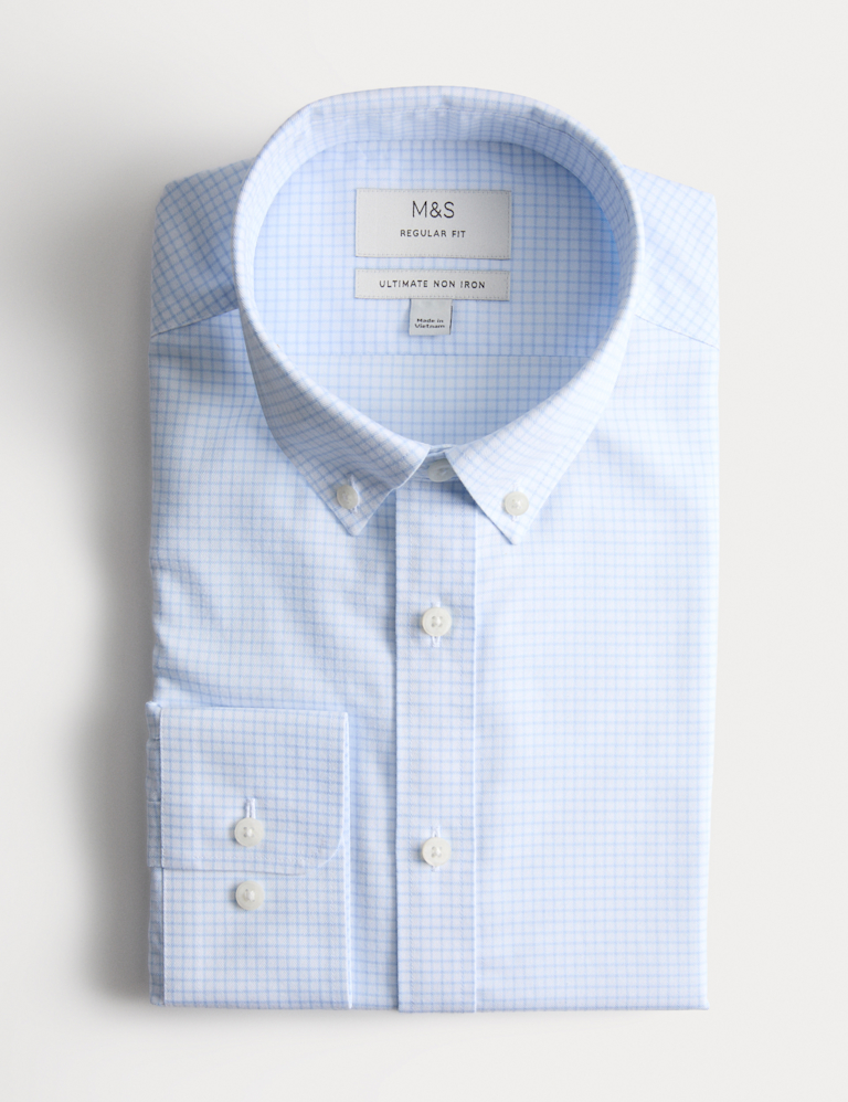 Ultimate Regular Fit Non Iron Check Shirt