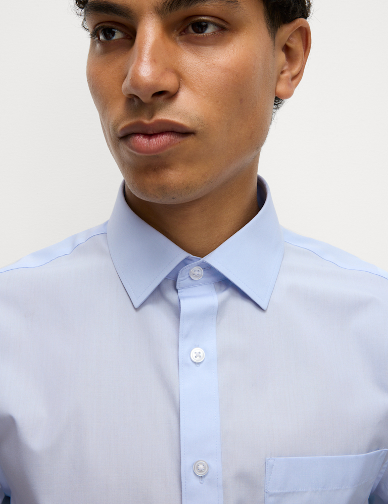 3 Pack Regular Fit Easy Iron Long Sleeve Shirts