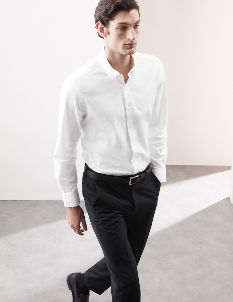 Slim Fit Cotton Stretch 360 Flex™ Shirt