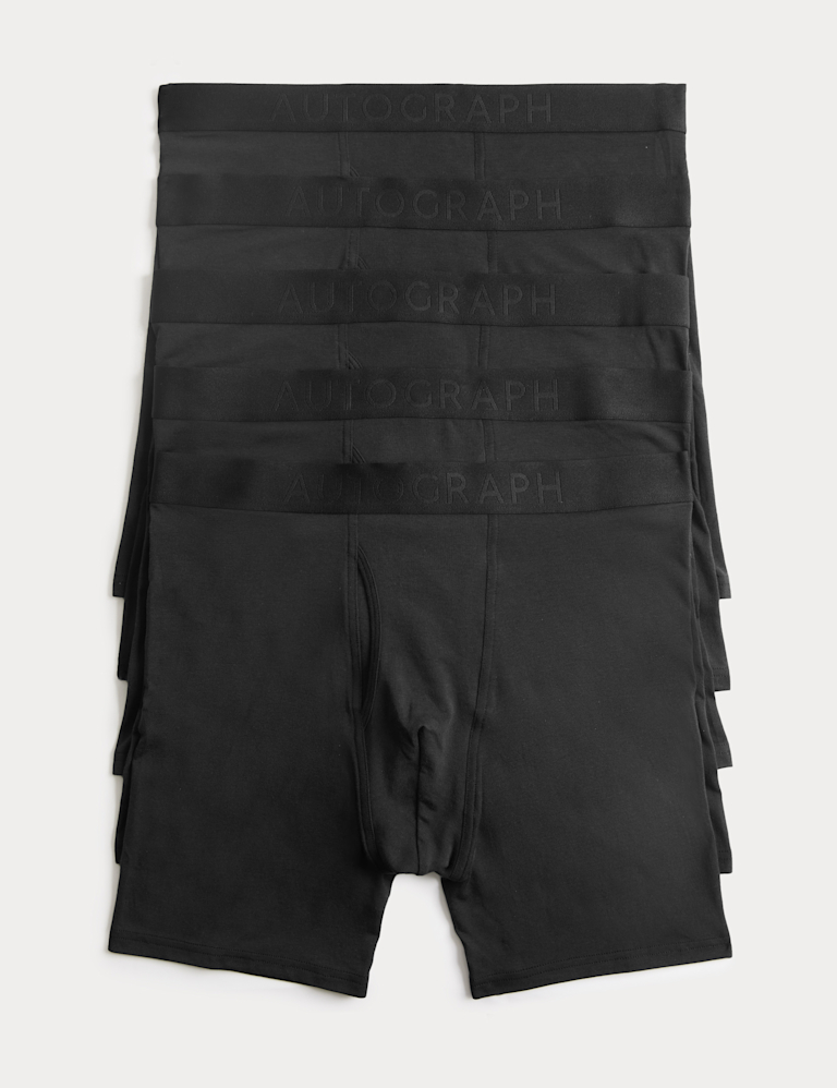 5 Pack Supima® Cotton Modal Longer Length Trunks