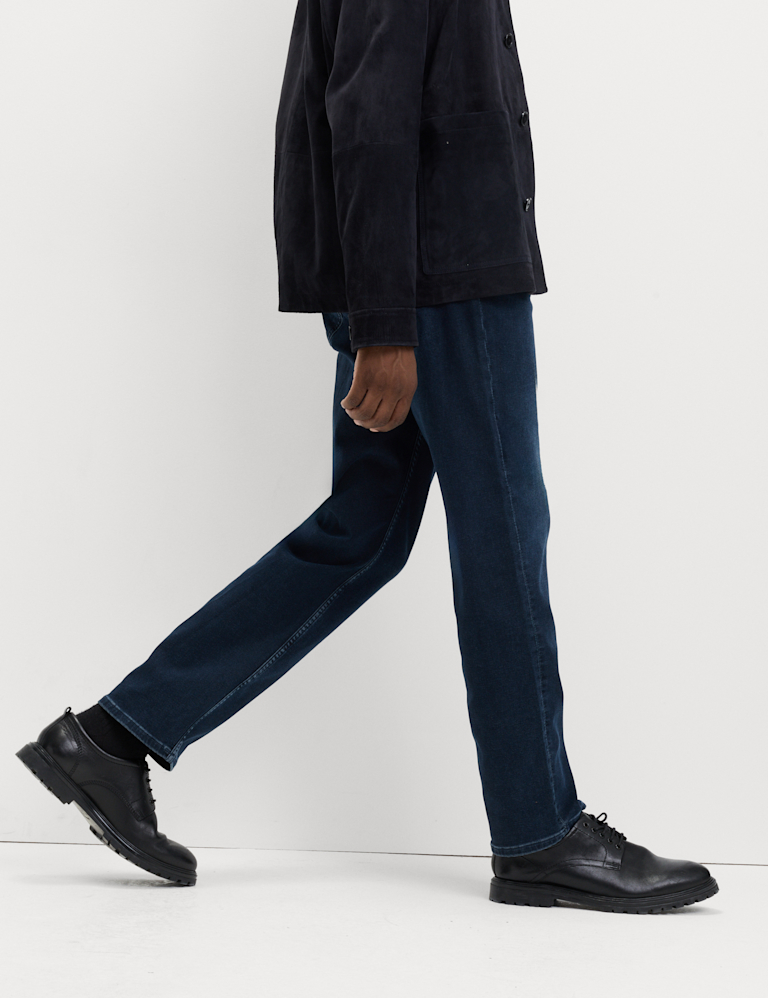 Straight Fit Comfort Stretch Jeans