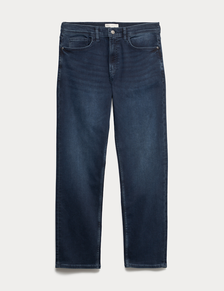 Straight Fit Comfort Stretch Jeans