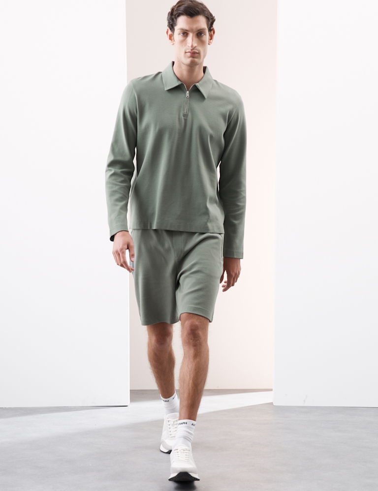 Cotton Rich Waffle Shorts