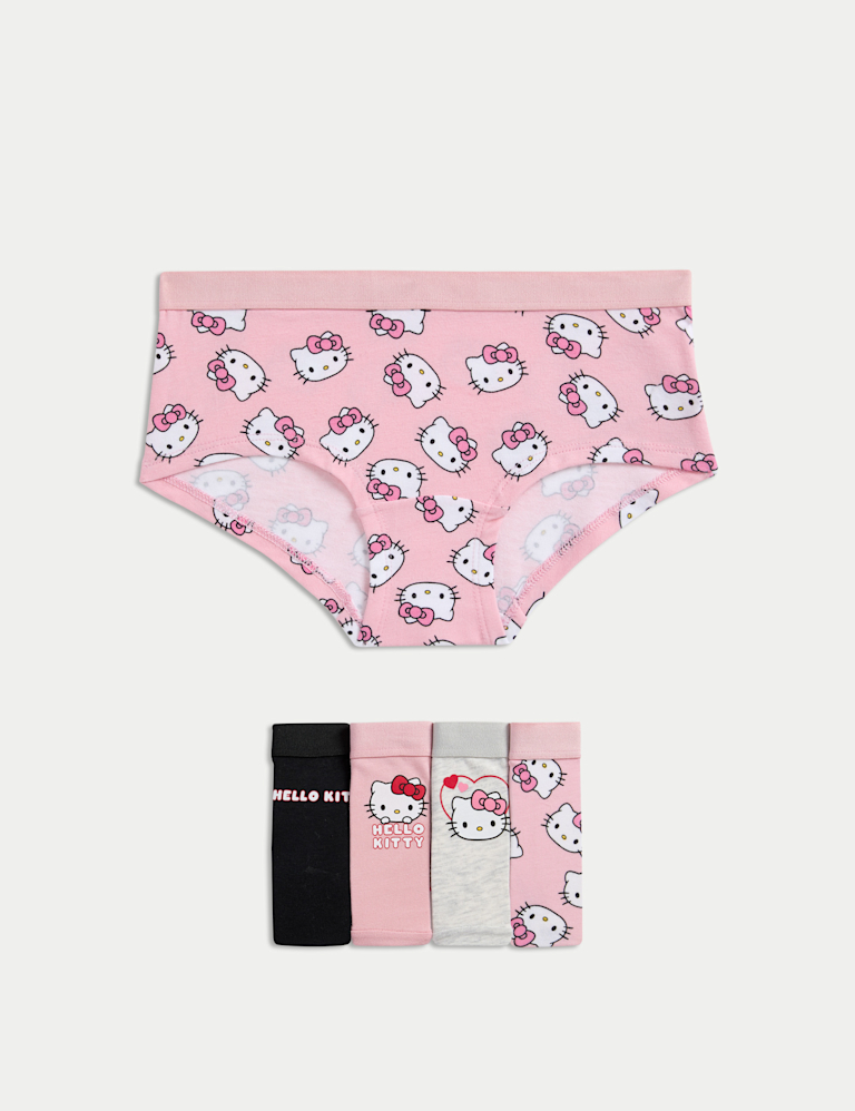5 Pack Cotton Rich Hello Kitty™ Shorts (5-16 Yrs)