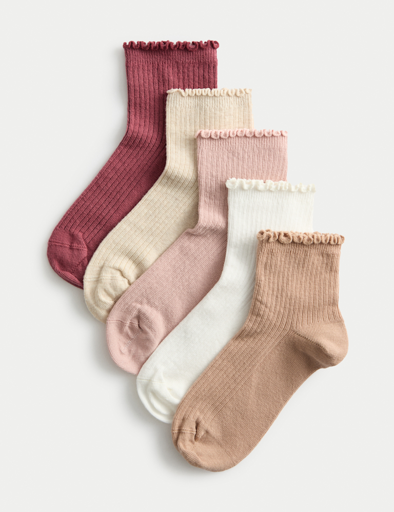 5 Pack Cotton Rich Socks (6 Small – 7 Large)