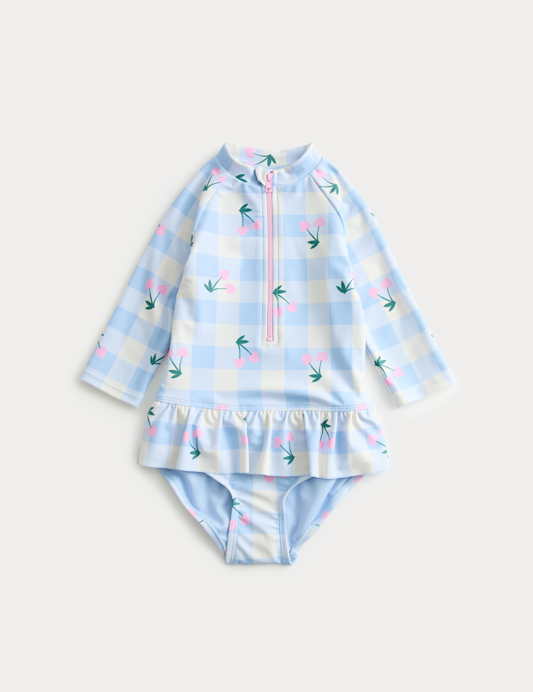 Gingham Swimsuit (2-8 Yrs)