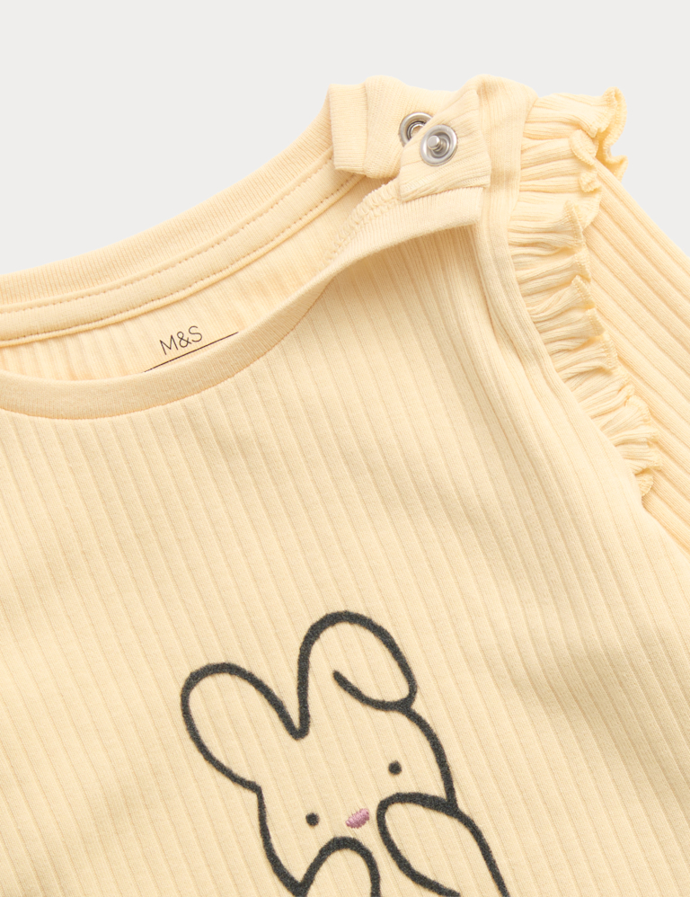 2pc Cotton Rich Bunny Outfit (0-3 Yrs)