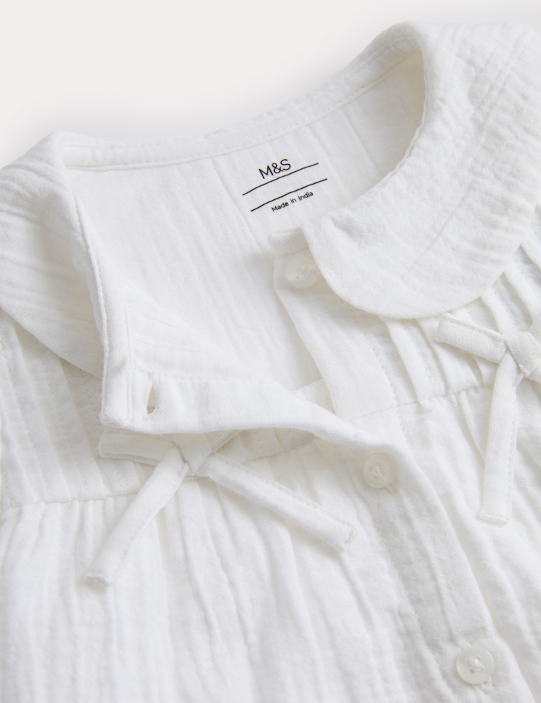 2pc Cotton Bow Blouse with Leggings (0-3 Yrs)