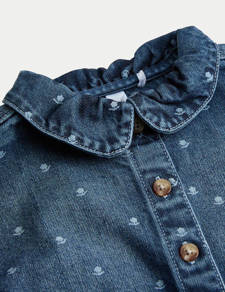 2pc Pure Cotton Denim Outfit (0-6 Yrs)